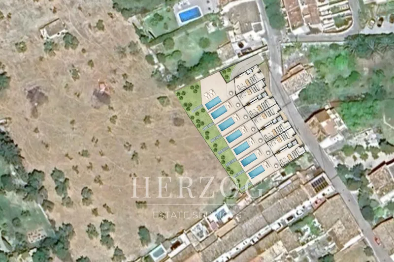 Four urban building plots for sale in central Moscari — photo 1