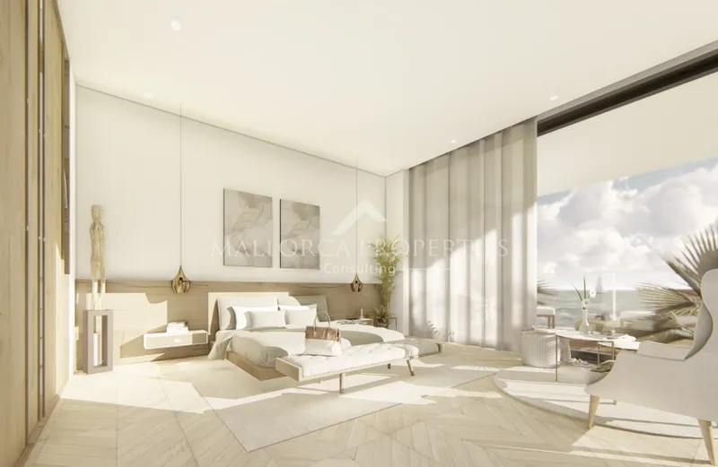Plot with project for contemporary villa in Cala Vinyes — photo 5