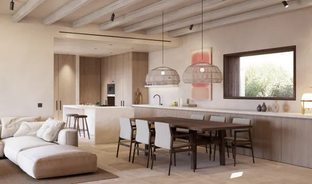 New built villa with pool on a large plot in Ses Salines — photo 10