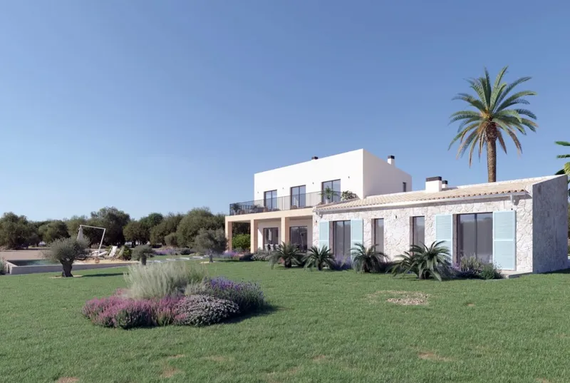 Newly built finca under construction in Sant Llorenç — photo 10