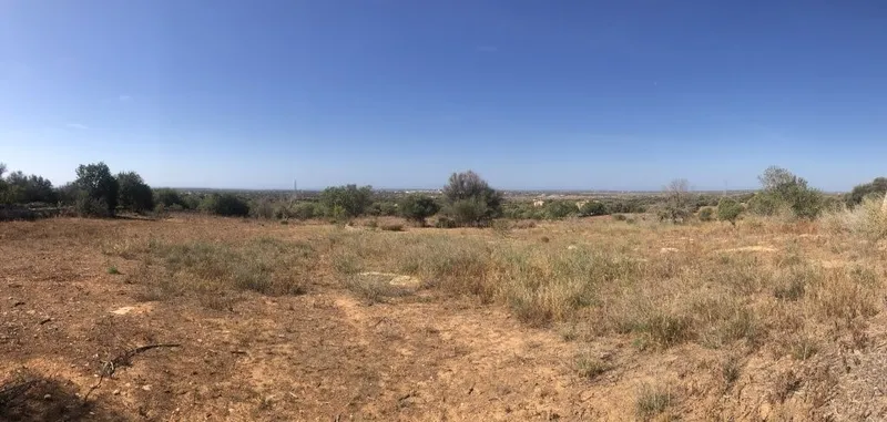 Plot between Santanyi and Cas Concos with beautiful panoramic views to the sea — photo 1