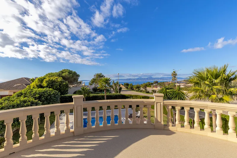Villa in Sa Torre - View of the house with pool — photo 7