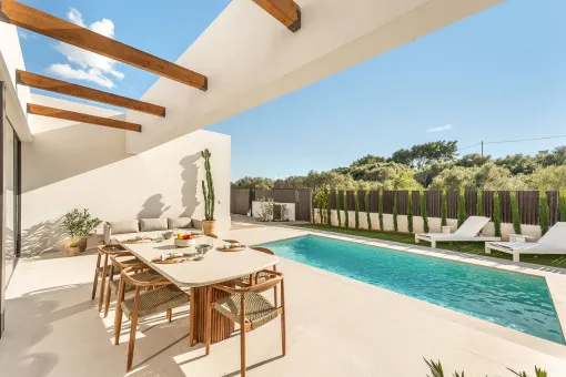 Cales de Mallorca, exclusive new build villa representative of luxury, tranquillity and Mediterranean quality of life near Cala Domingo. Ready for occupancy fall 2026 — photo 6