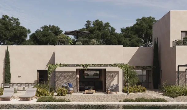New built villa with pool on a large plot in Ses Salines — photo 4