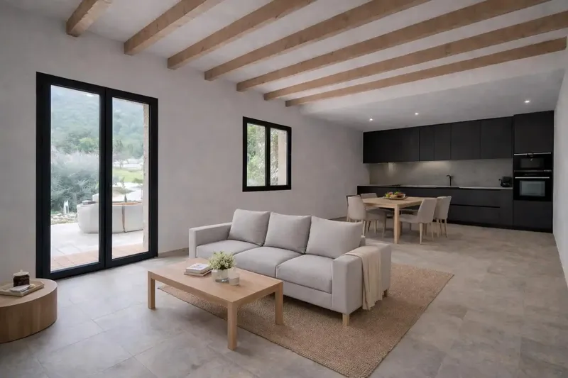 We present this exceptional recently renovated ground floor, located in the picturesque village of Caimari. — photo 2