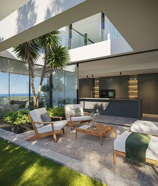Luxury apartment with panoramic sea views in Cala Mayor Mas — photo 12