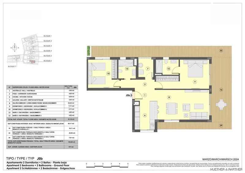 Design apartment on the ground floor in a design block in the south of Mallorca, in the beautiful area — photo 3