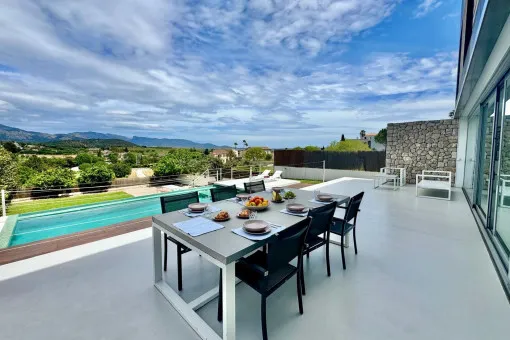 Establiments, Bright Villa with a Large Garden and a Saltwater Pool in Establiments — photo 1