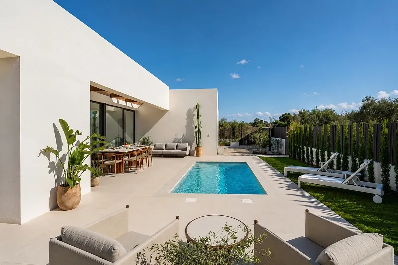 Modern luxury villa with views of the natural park in Cala Murada — photo 1