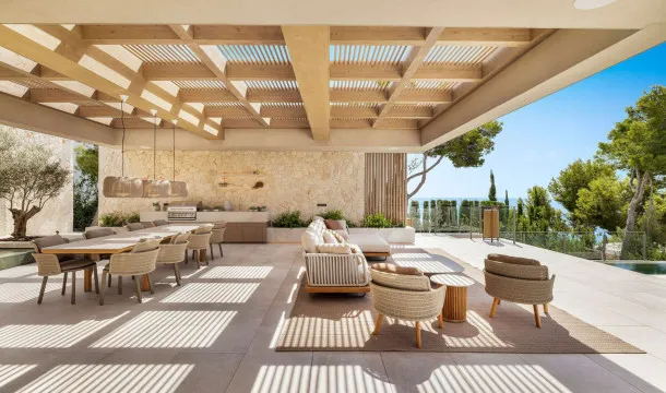 Spectacular villa with panoramic views in Costa d'en Blanes — photo 5