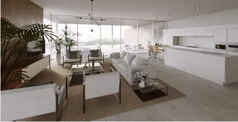 Project of a newly built luxury semidetached house with sea views and access to the sea in Sol de Mallorca, on the southwest of Mallorca — photo 4