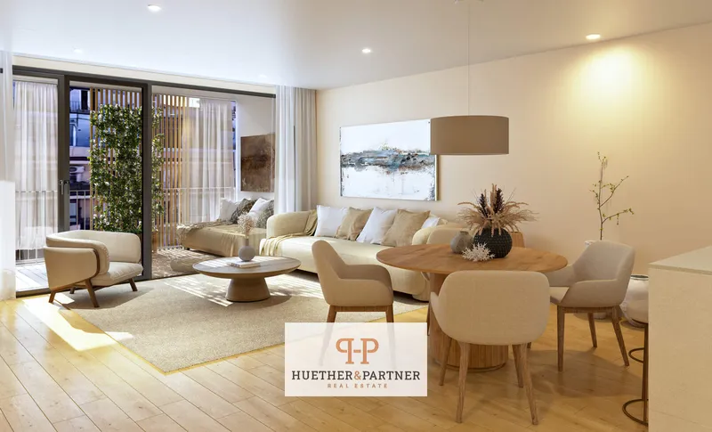 New build penthouse with 3 bedrooms, parking space and terrace for sale — photo 8