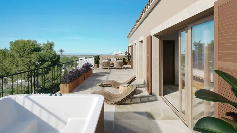 Elegant and luxurious newly built town house with garden and pool in Santanyi — photo 10