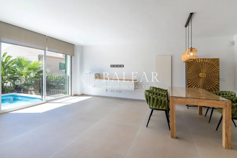 Semi-detached villa with private pool and garden in Sa Cabaneta — photo 8