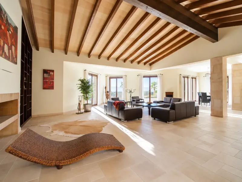 Exclusive natural stone property with guest house, pool and spectacular panoramic views near Alaró — photo 11
