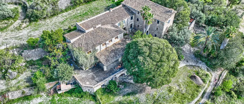 Charming rustic finca in Estellencs in the Tramuntana with partial sea views and olive grove — photo 2