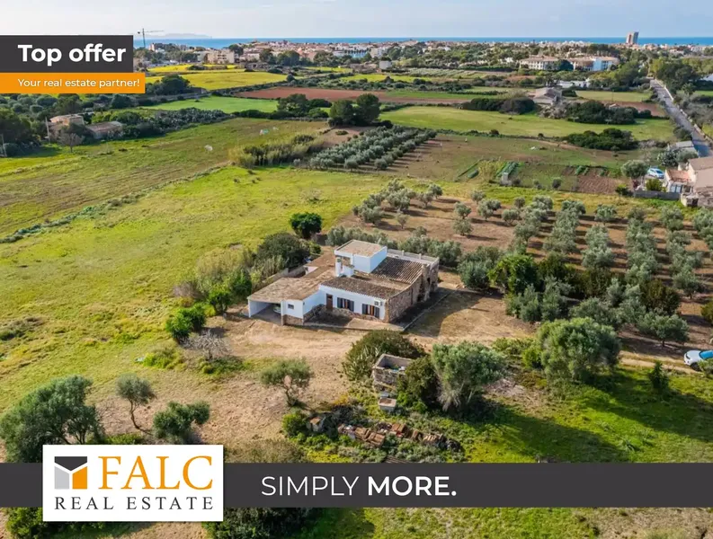 Fantastic finca in Colonia de Sant Jordi, a magnificent property with great potential, located just meters from the charming town — photo 1