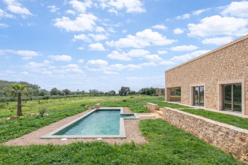 Campos: New-build finca with natural stone facade and pool in a quiet location between Campos and Es Trenc — photo 3