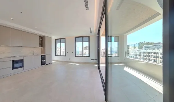 Penthouse apartment with large terrace and pool and views to the Bellver castle in Son Armadams — photo 3