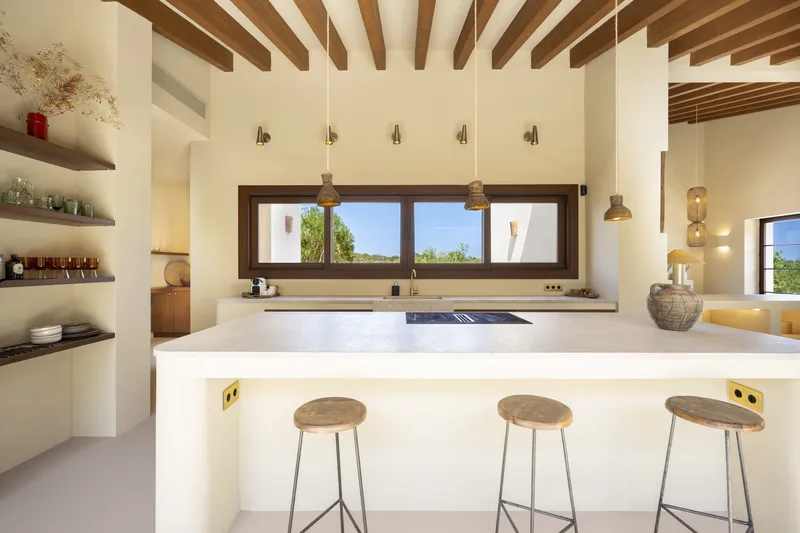 Single-storey new build finca with natural stone facade near Ses Salines — photo 7