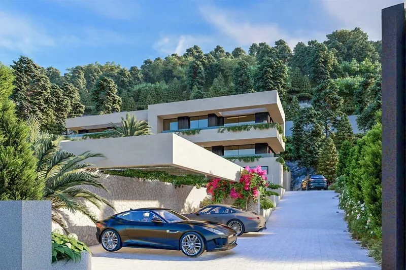Peaceful building plot with sea views and project for elegant villa in Son Vida — photo 4