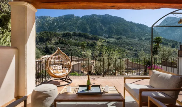 Authentic stone house in Fornalutx with pool and open views over the heart of the village — photo 6