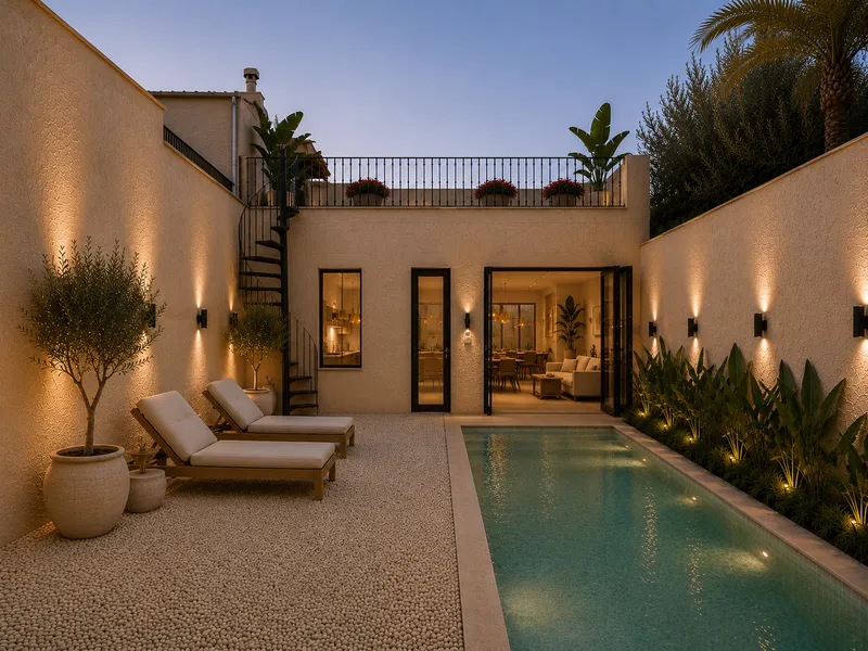Townhouse for renovation with building permit – with great room concept and pool in Sant Llorenç — photo 1