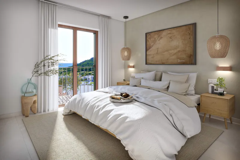 89 m² apartment with 3 rooms, pool and sea views for sale — photo 8