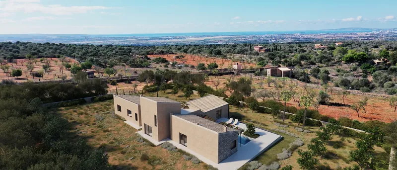 New build finca near Marratxi with panoramic views of Palma de Mallorca and the sea — photo 8