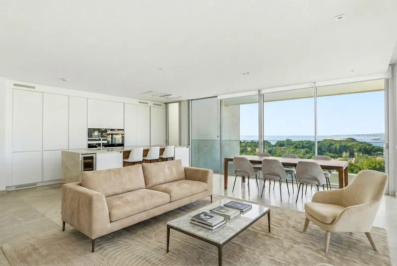 La Bonanova modern style apartment for sale with sea views and roof terrace — photo 1