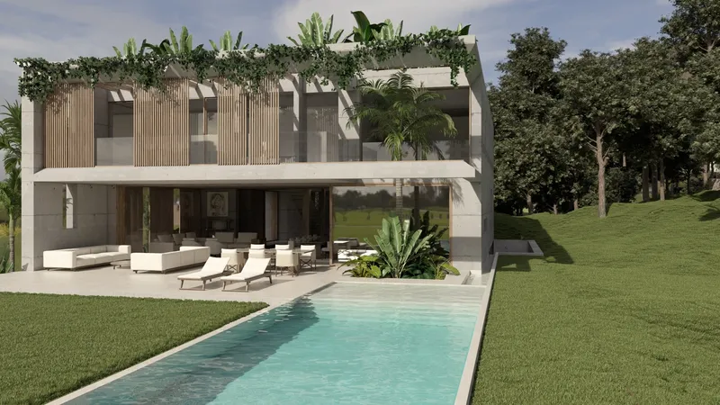 Project for a modern villa with great views of the sea and the Bendinat golf course — photo 4