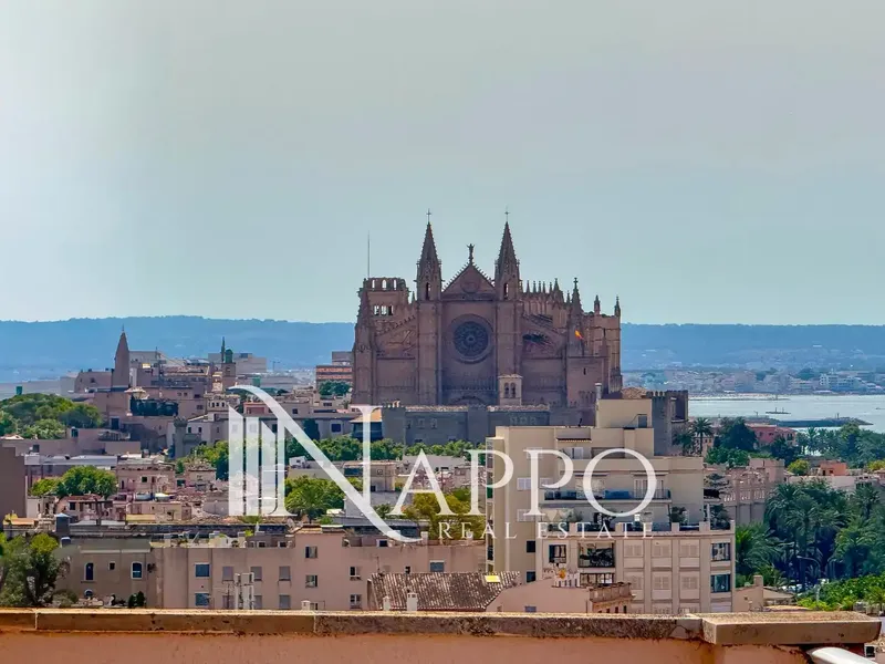 Nappo Real Estate tiene el placer de presentaros este luminoso ático con terraza privada y espectaculares vistas al mar, al puerto de Palma, — photo 3