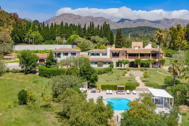 This impressive historic country house for sale in Pollensa has been beautifully renovated and extended to create the perfect private oasis — photo 1