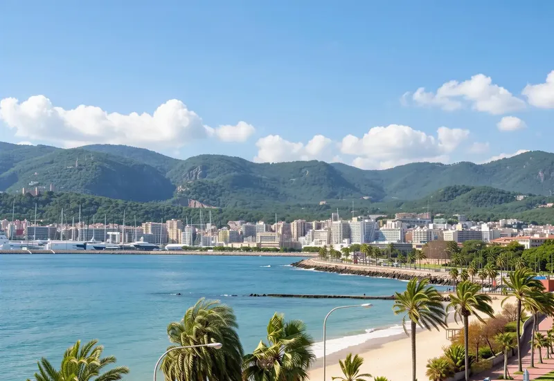 At the top of the Portixol coast, in a privileged first line of the sea, this impressive apartment is located on the 4th floor of a — photo 10