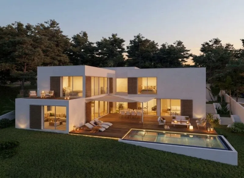 Beautiful plot in Sa Font de sa Cala with sea views and approved construction project — photo 1