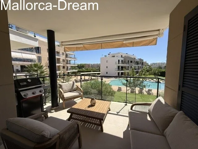 Sa Coma: Stylish Apartment with Communal Pool in Sa Coma — photo 3