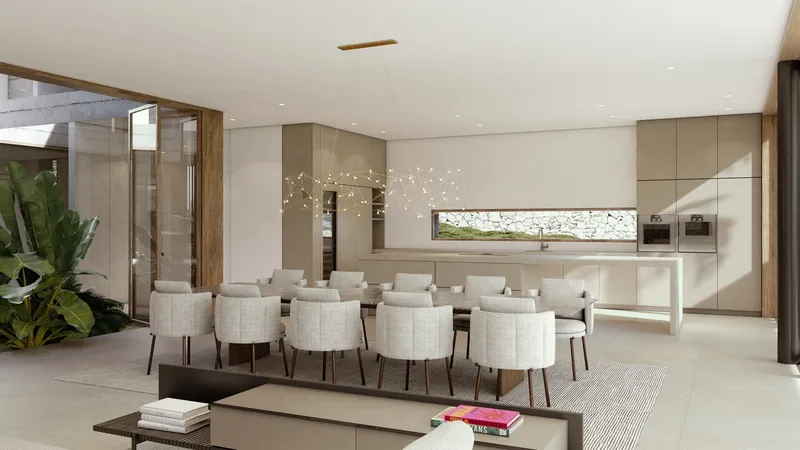 Project for a modern villa with great views of the sea and the Bendinat golf course — photo 2