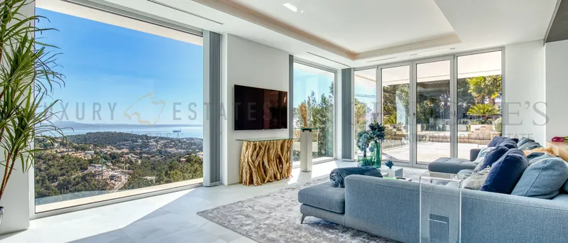 Newly built villa in Costa den Blanes in contemporary design near Puerto Portals with sea view — photo 7