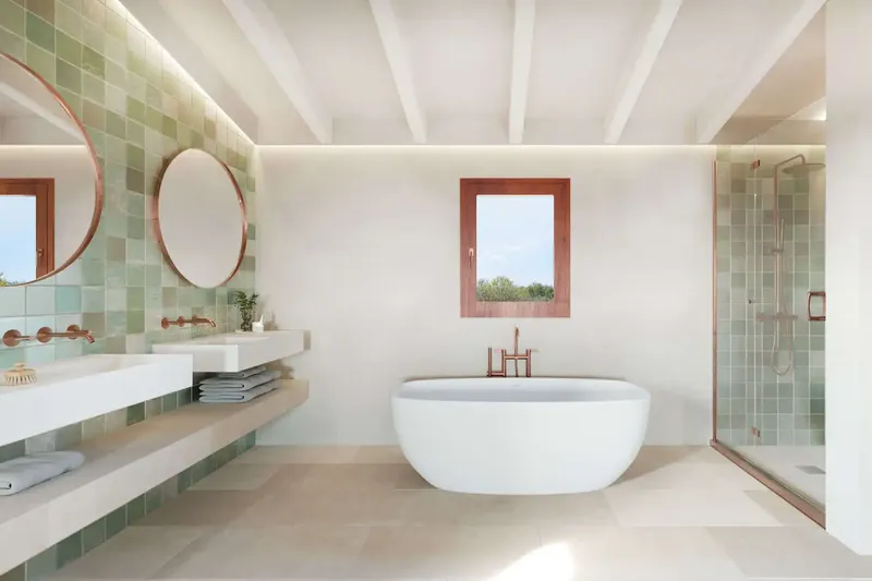 This beautiful newly built finca is located above the lovely village of Cala Millor and below the mountain 'Na Penyal' — photo 9