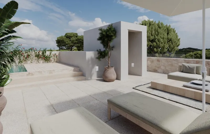 Quiet location house for sale in Alqueria Blanca with mountain view and landscaped gardens — photo 8