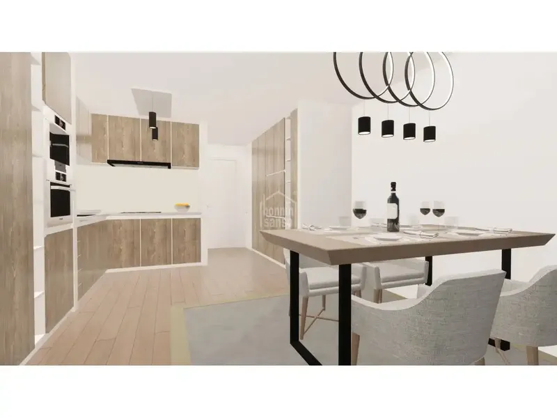 New development of 38 price-limited homes in Cala Bona, a quiet area very close to several beaches. The building will offer ground — photo 8