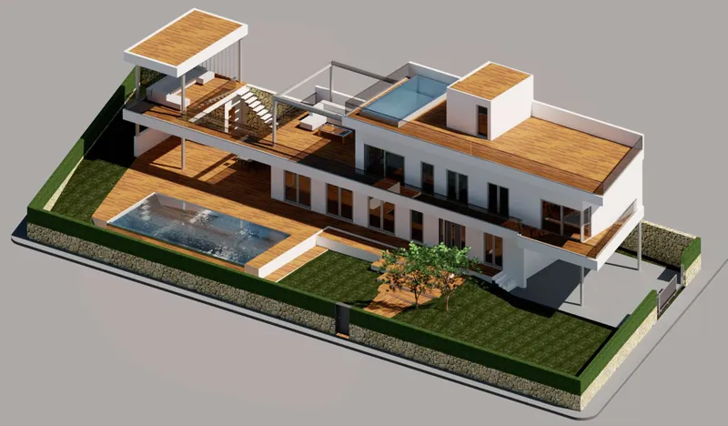 Plot with project near Caló del Moro — photo 1