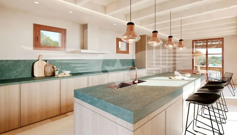 Cala Millor I new construction finca with distant sea views — photo 3