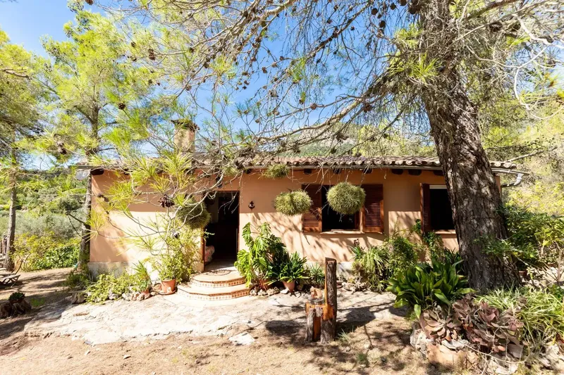 En uno de los entornos más atractivos y tranquilos de la Serra de Tramuntana se encuentra esta encantadora finca rústica situada en Son Caba — photo 1