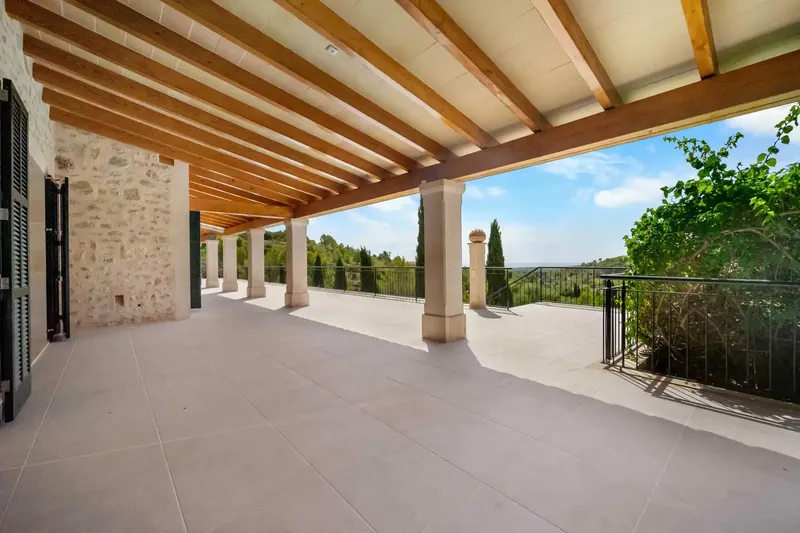 Natural stone finca with sea views in the hills of Son Macià — photo 8