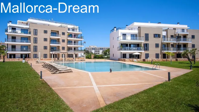Sa Coma: Newly built apartments near the beach with 3 bedrooms, air conditioning, underfloor heating, underground parking and storage room — photo 3
