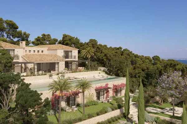 Unique luxury villa in Old Bendinat with panoramic sea views — photo 1