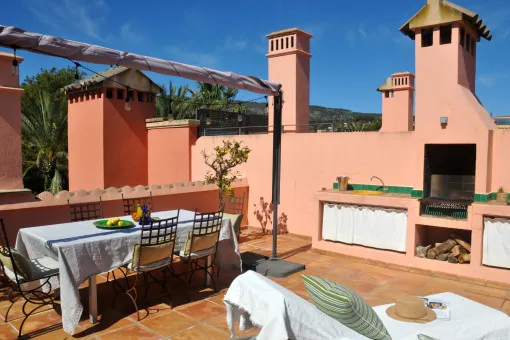 Bendinat, elegant penthouse with private rooftop terrace in Sa Vinya, Bendinat - seasonal rental — photo 5
