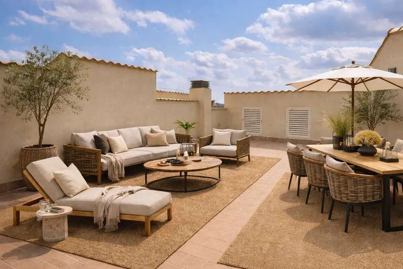 Near Palma: Stylish Newly Built Terraced House with Pool, Roof Terrace & Wonderful Views, Ref. 9447 — photo 12