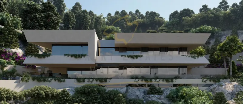 Spacious plot in Son Vida with project — photo 1